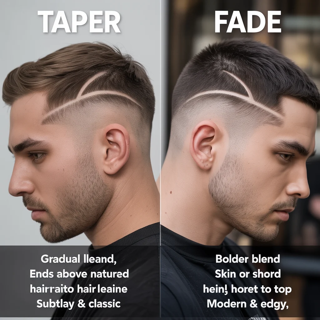 Combining Taper and Fade for Modern Styles