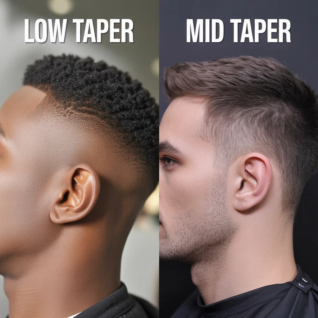Difference between low and mid taper