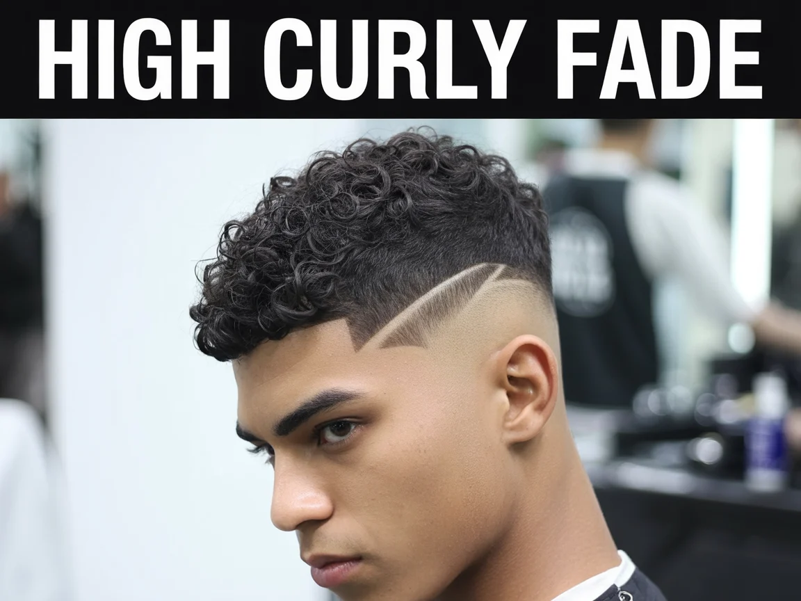 High Curly Fade