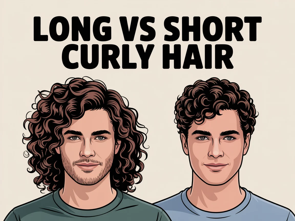 Long vs Short Curly Hair