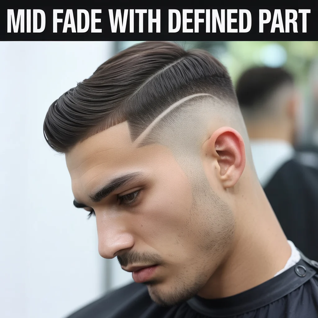 Mid Fade with Defined Part