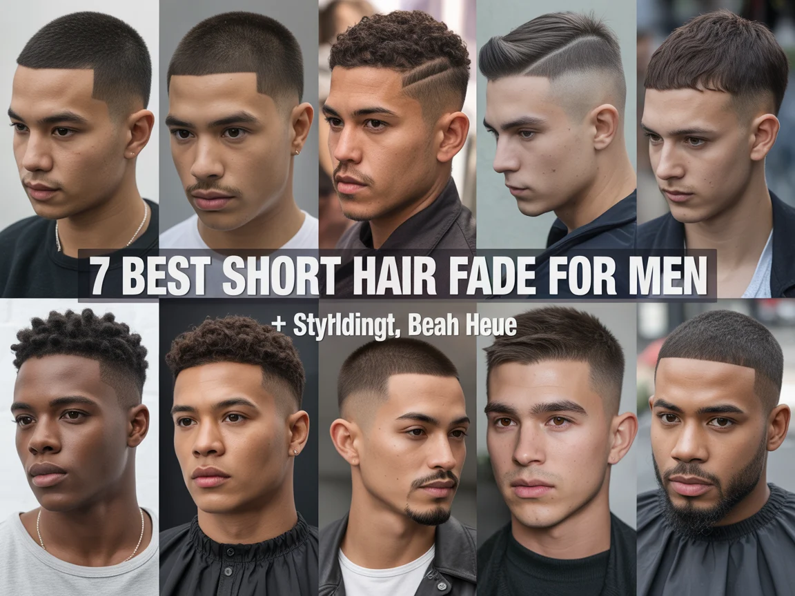 7 Best Short Hair Fade For Men & Styling Tips for Men