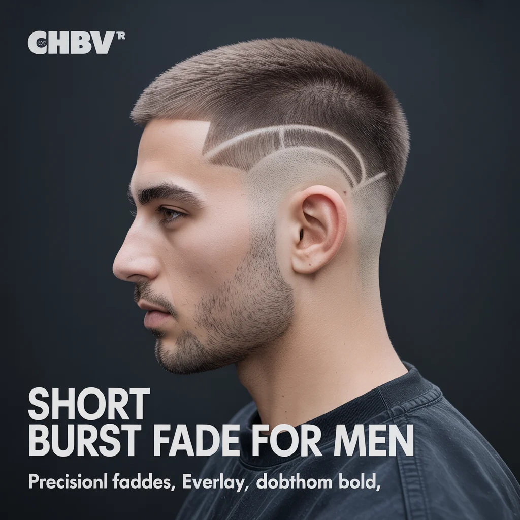 Short burst fade men