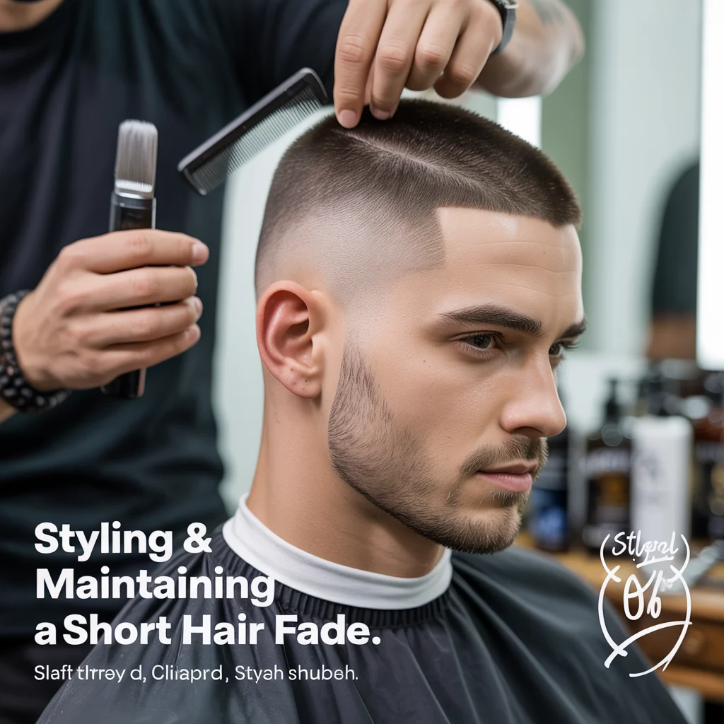 Styling and Maintaining a Short Hair Fade