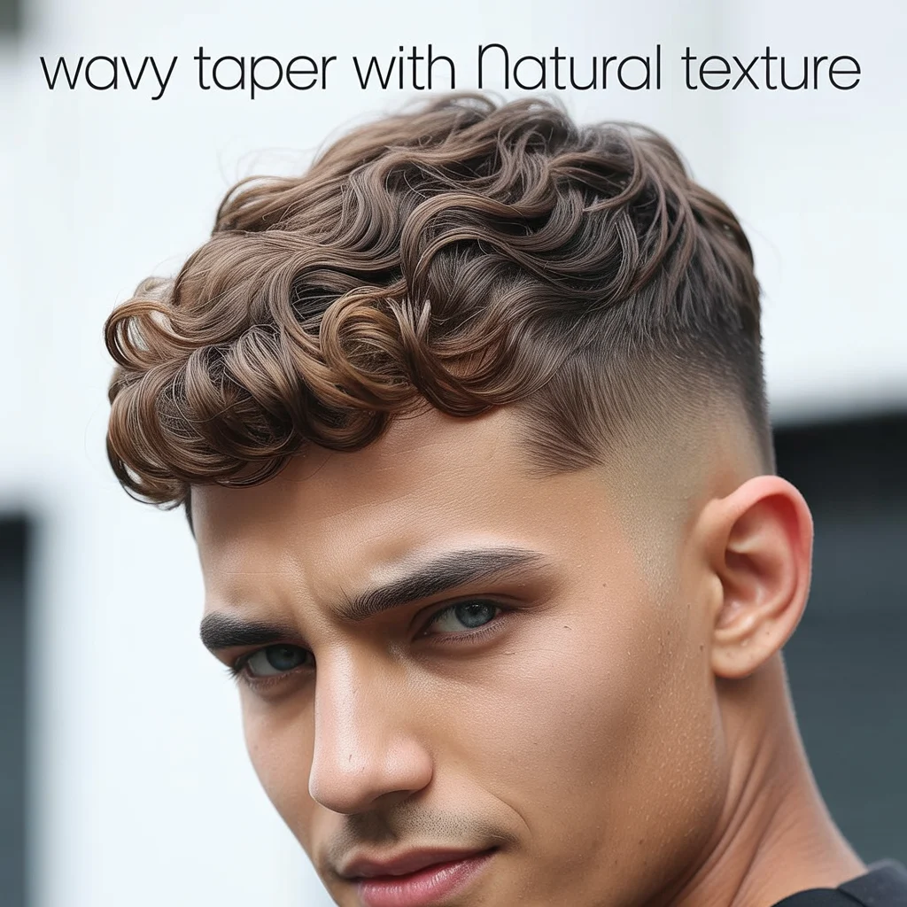 Wavy Taper with Natural Texture
