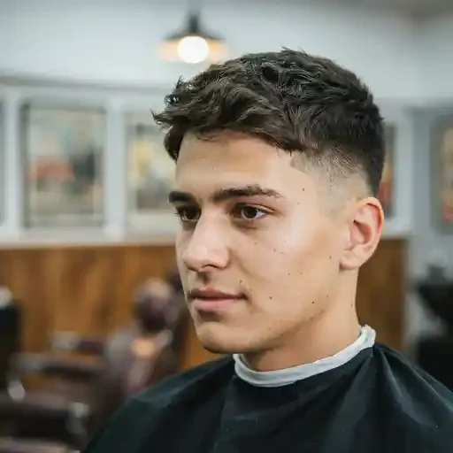simple textured crop mid fade for a beginner