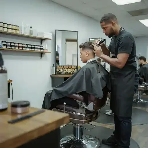 barber experienced with textured hair fading