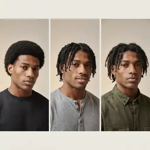 mid fade styles for Black men afro twists and locs