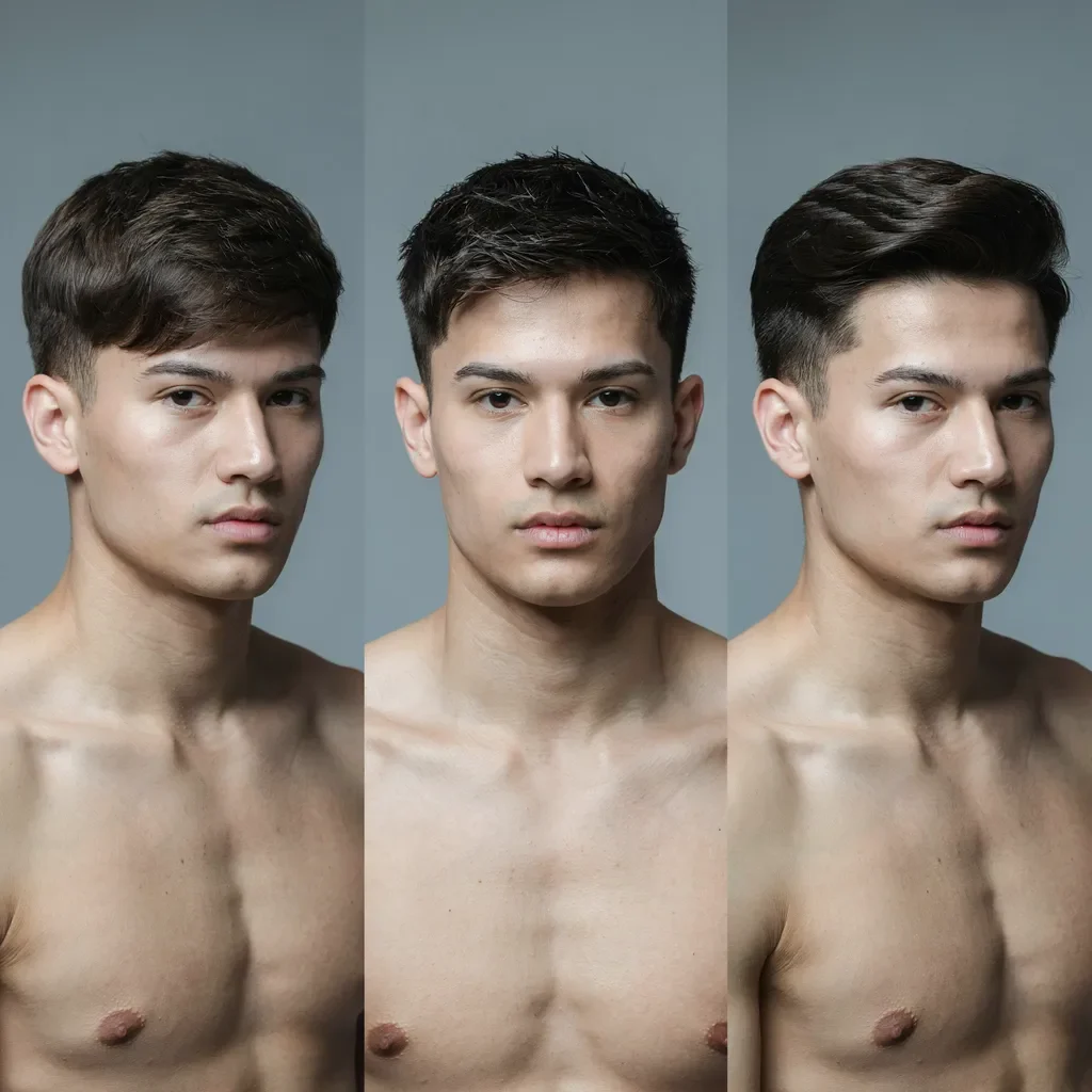 side swept fringe textured crop and side part mid fade styles for diamond face