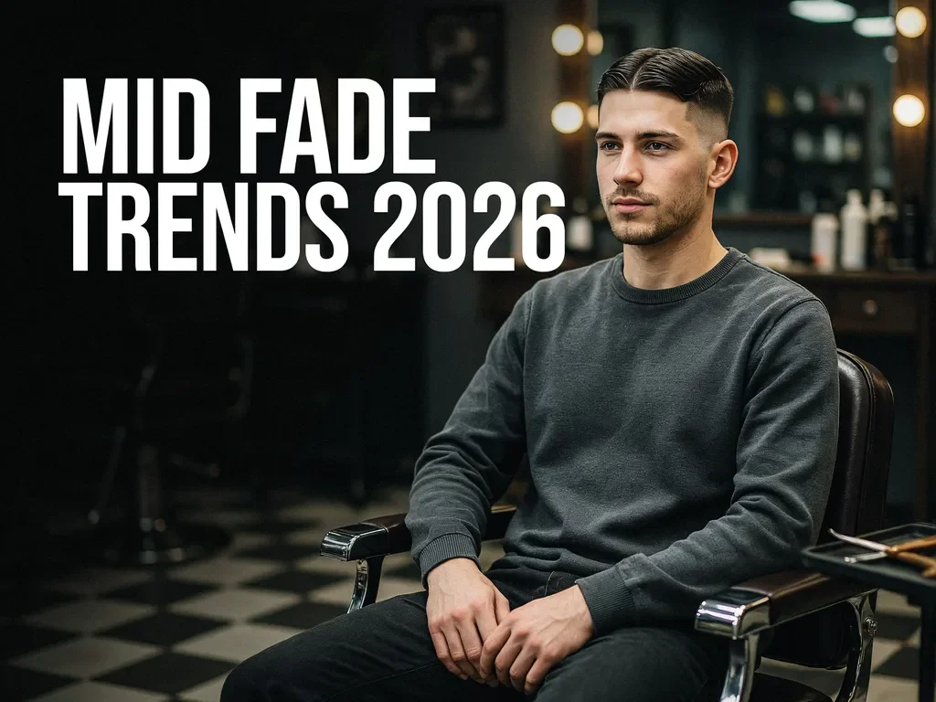trending mid fade haircut styles