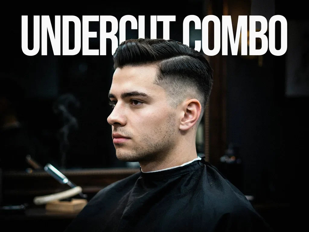 mid fade undercut combo haircut