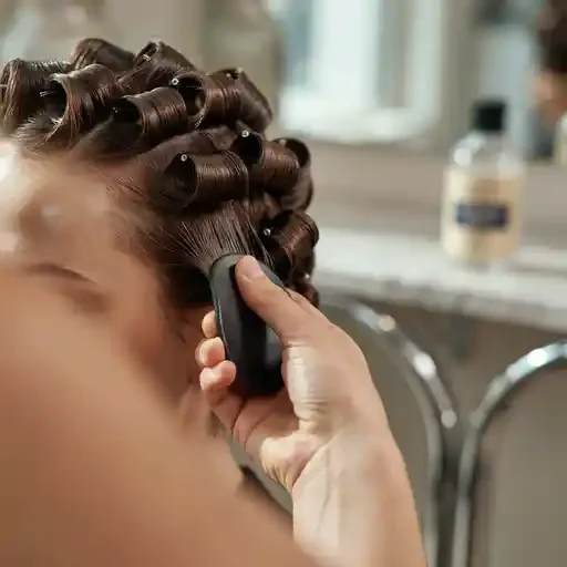 wave cap holding a finger wave set