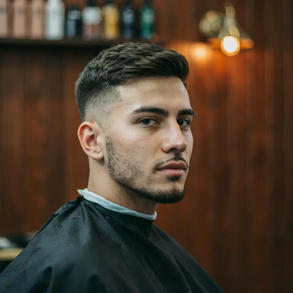 subtle contrast mid fade with soft styling