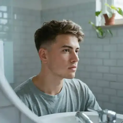 non bald mid fade extending time between cuts