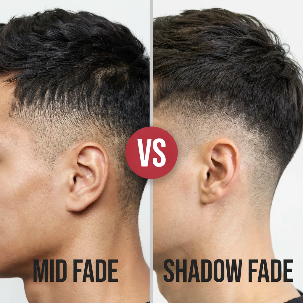 Mid fade vs shadow fade comparison at a glance