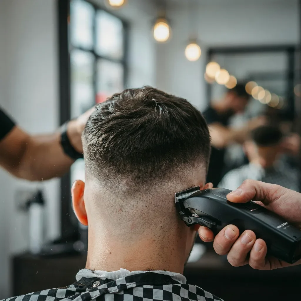 neat neckline touch up extending a fades life