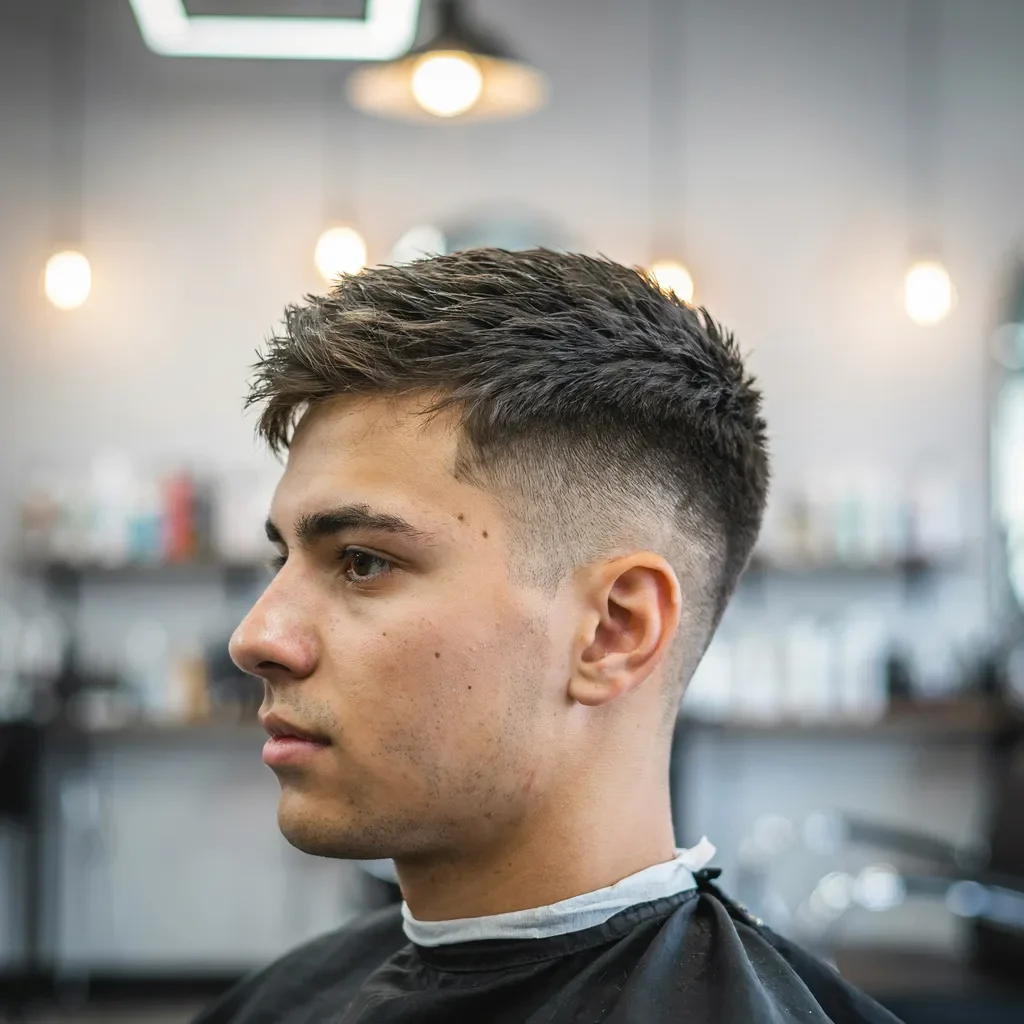 textured crop mid fade a lasting classic