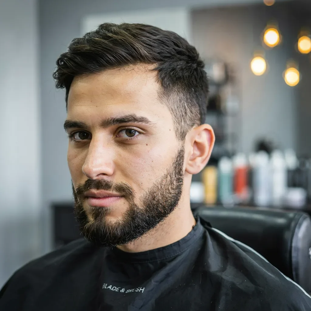 well groomed beard sharpening a fuller jawline